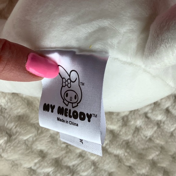 Hello Kitty Friends Plush My Melody Stuffed Animal Bunny Rabbit Ears New w Tags - Picture 7 of 11